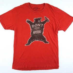 Lucky Brand "Don't Feed The Hipsters" Tshirt